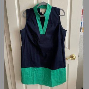 Sail to Sable Navy Green Sleeveless Tunic Dress Size XL | Preppy